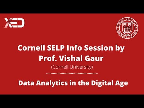 Webinar on Data Analytics in the Digital Age